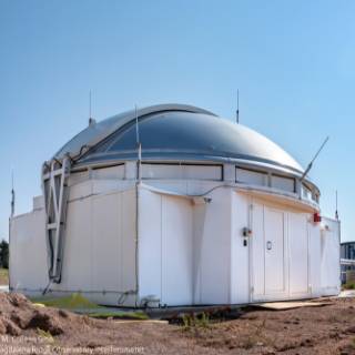 Graduate Programs Dome of telescope at Etscorn Observatory