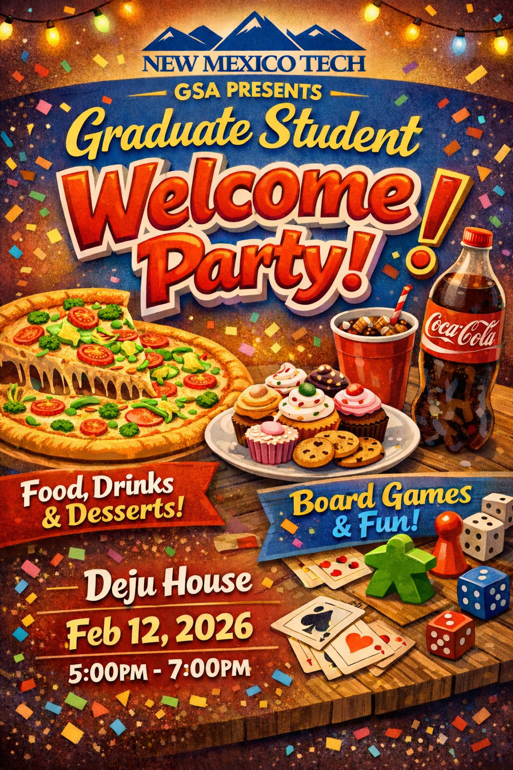 Welcome Event_Spring 2026 GSA is going to arrange a welcome event for spring 2026 semester at 12th February.