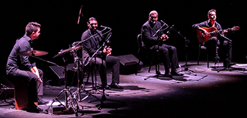 flamenco musicians on stage