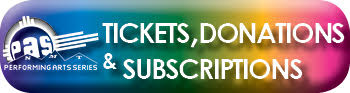 A rainbow button with the PAS Logo and the words "Get Tickets" listed. Clicking this link will take the reader to the PAS Ticket purchasing page