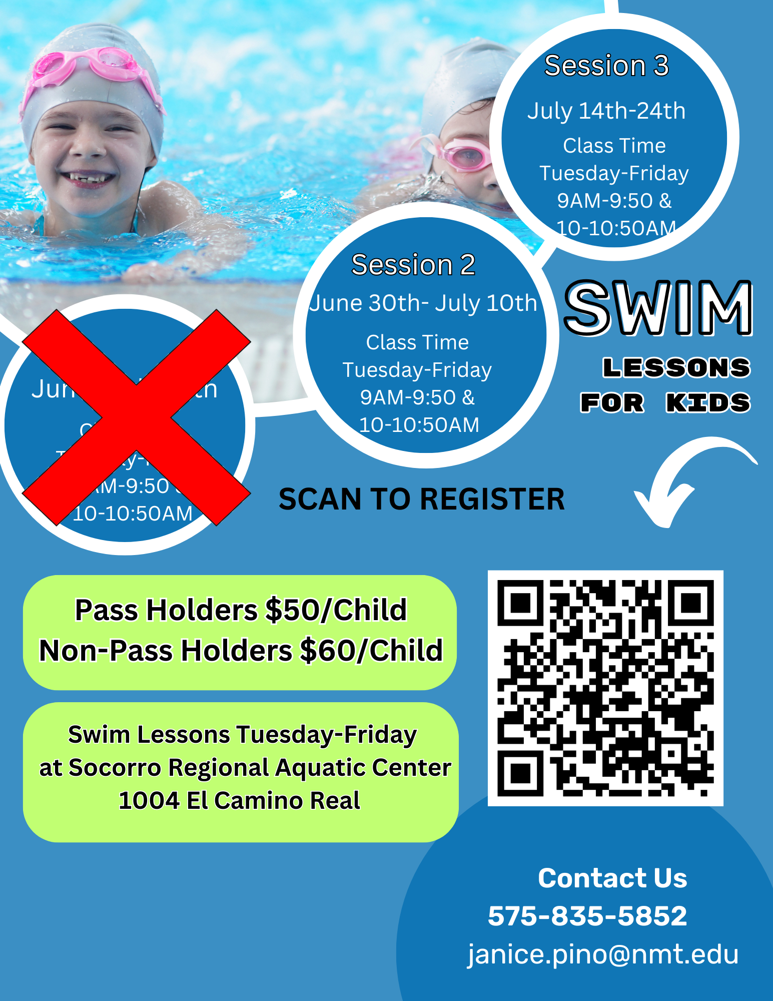 Swim Lesson Session 2 2026