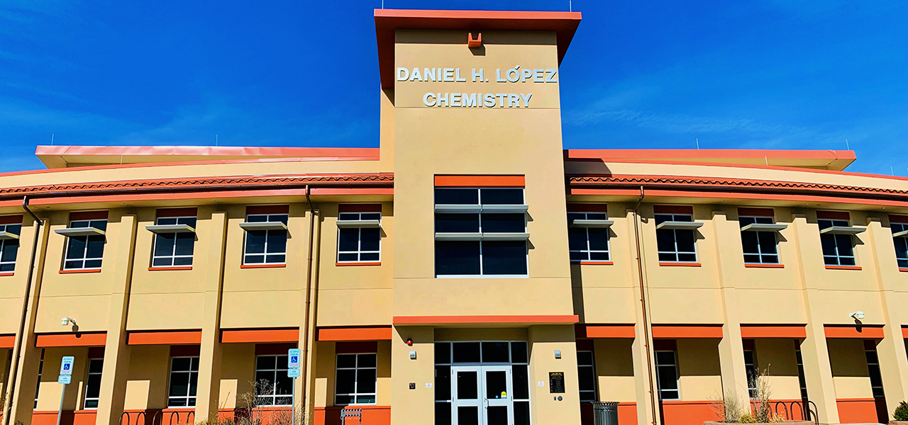 Exterior Image of the Dr. Daniel Lopez Chemistry Building