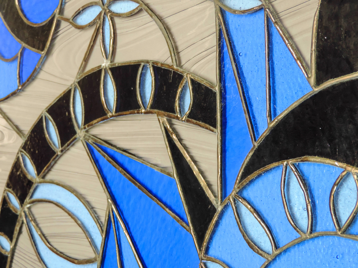 Close up Image of Stained Glass