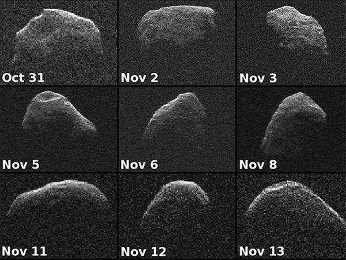 Composite image of Apophis