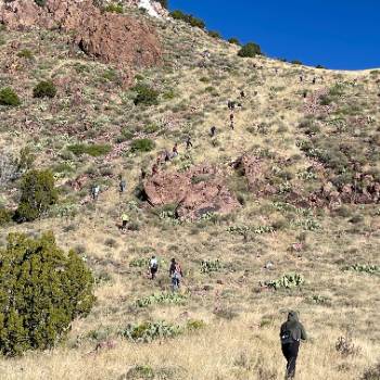 M Mountain hikers