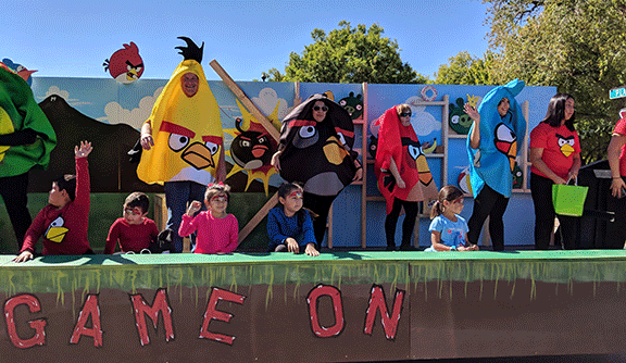 EMRTC's Angry Bird float