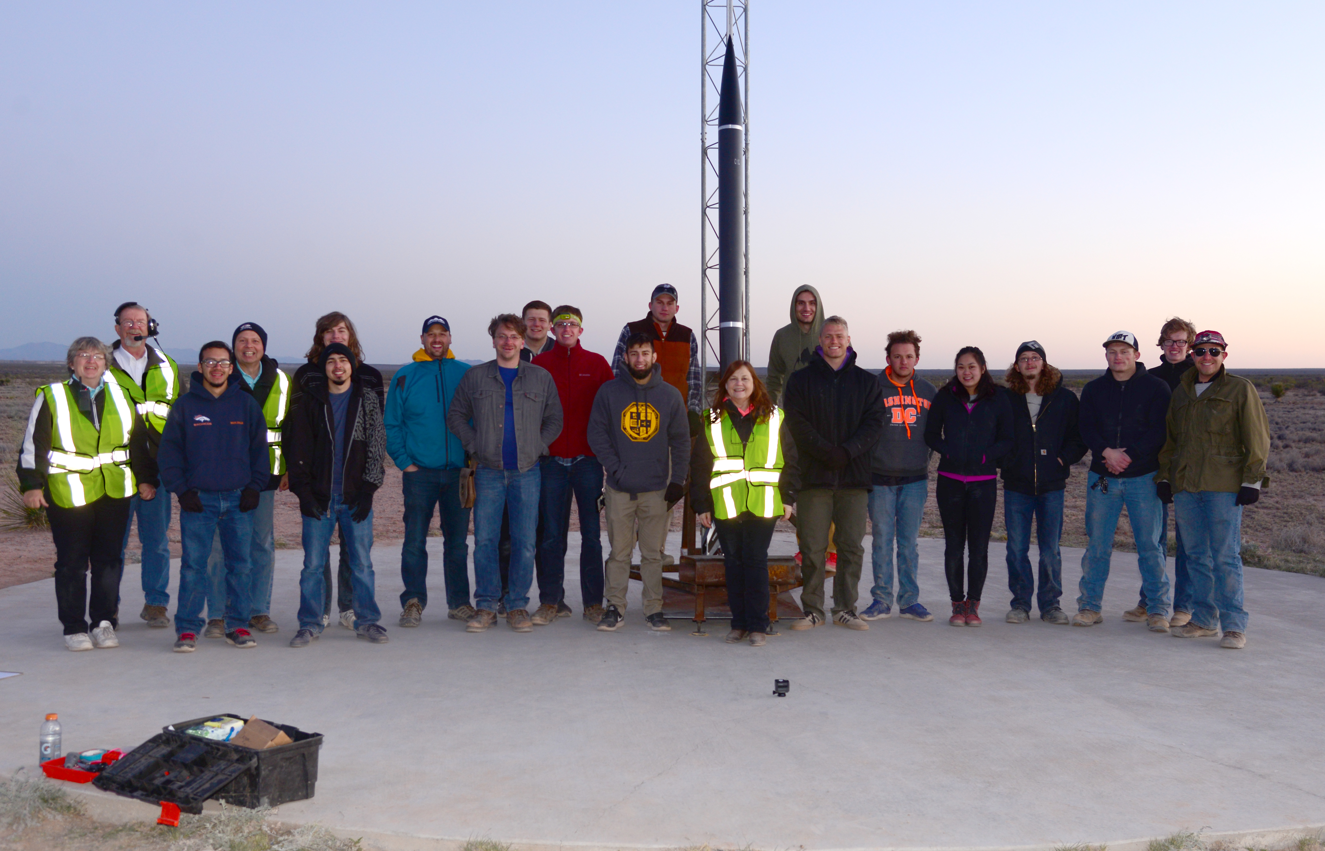 New Mexico Tech Students Launch Rocket Through Sound Barrier New