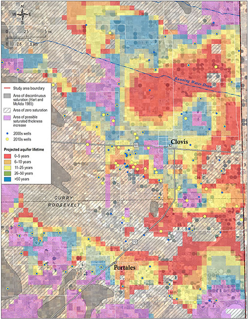 High Plains changes in New mexico 