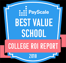 Payscale 2018 ROI badge