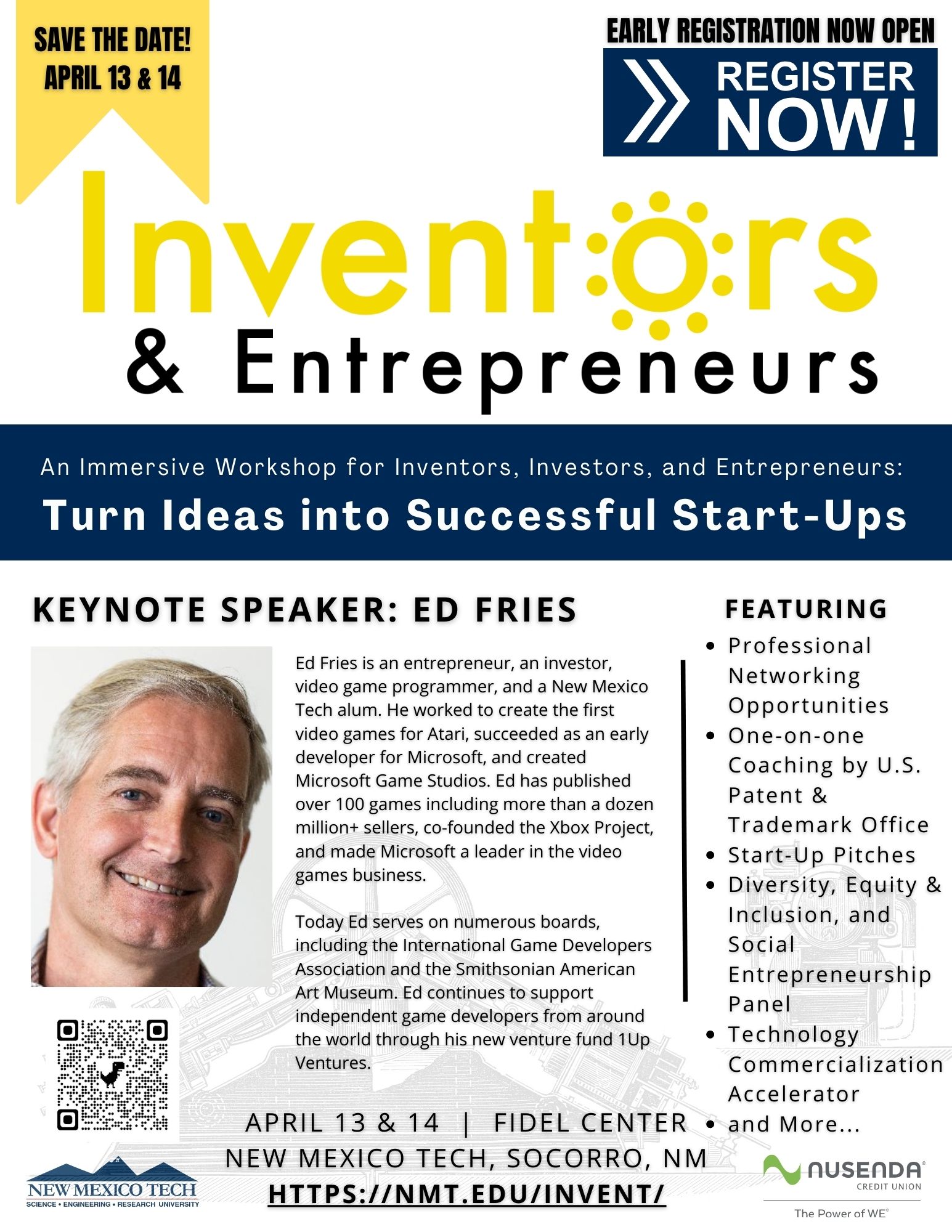 Inventors and Entrepreneurs Workshop 2023