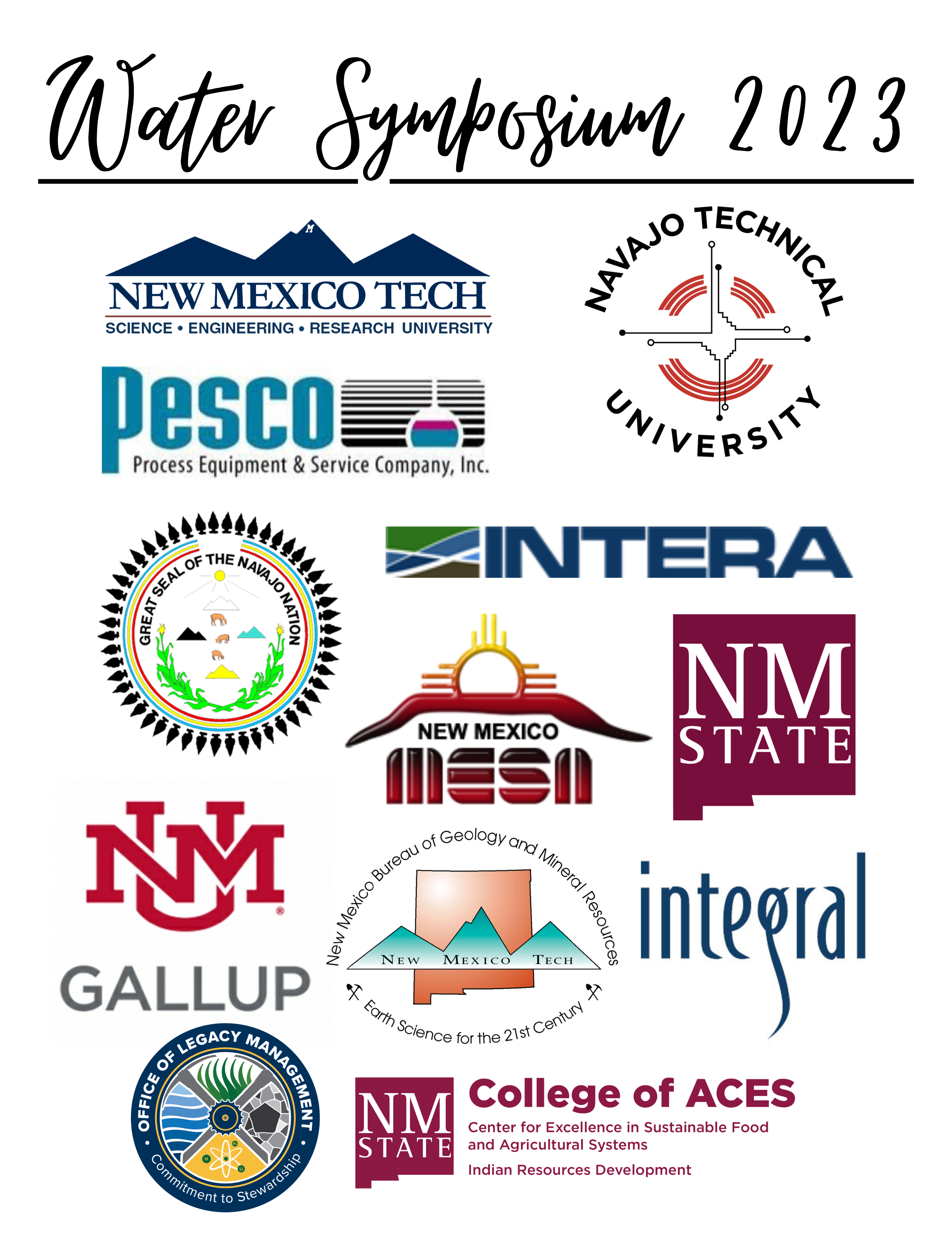 Water Symposium Partner Logos