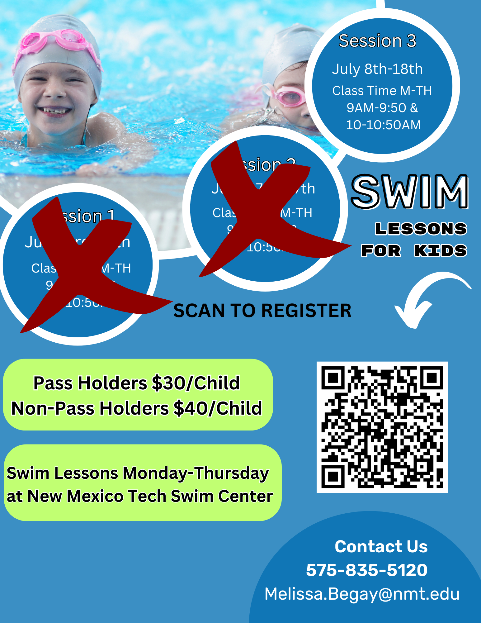 Summer 2024 Swim Lessons