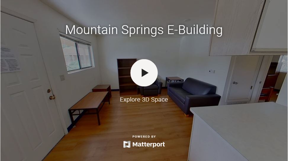 MSA E-Building apartment example (single bedroom)